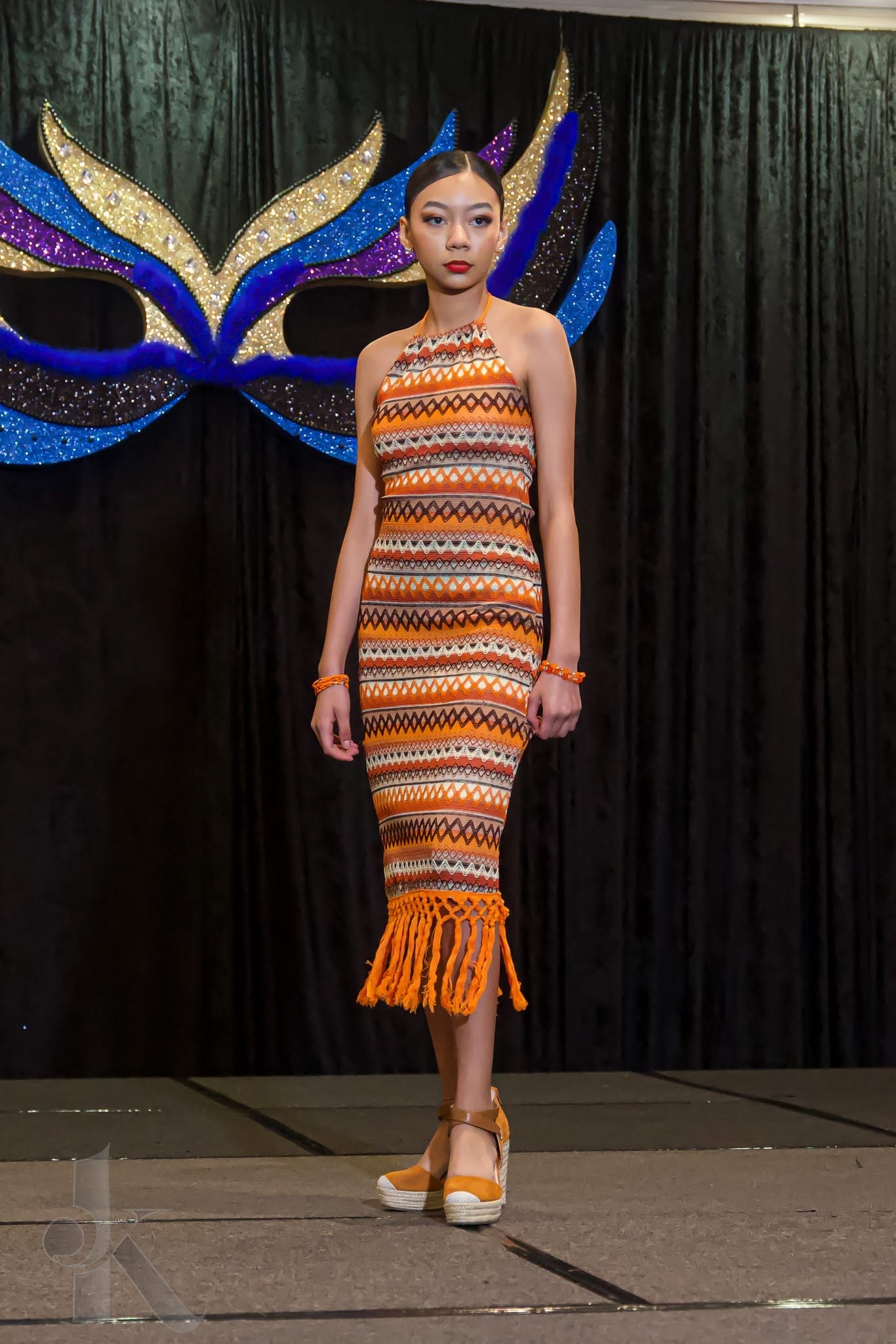 Tribal Elegance Fringe Dress