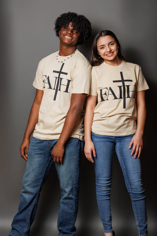 Couples FAITH Unshaken Tee