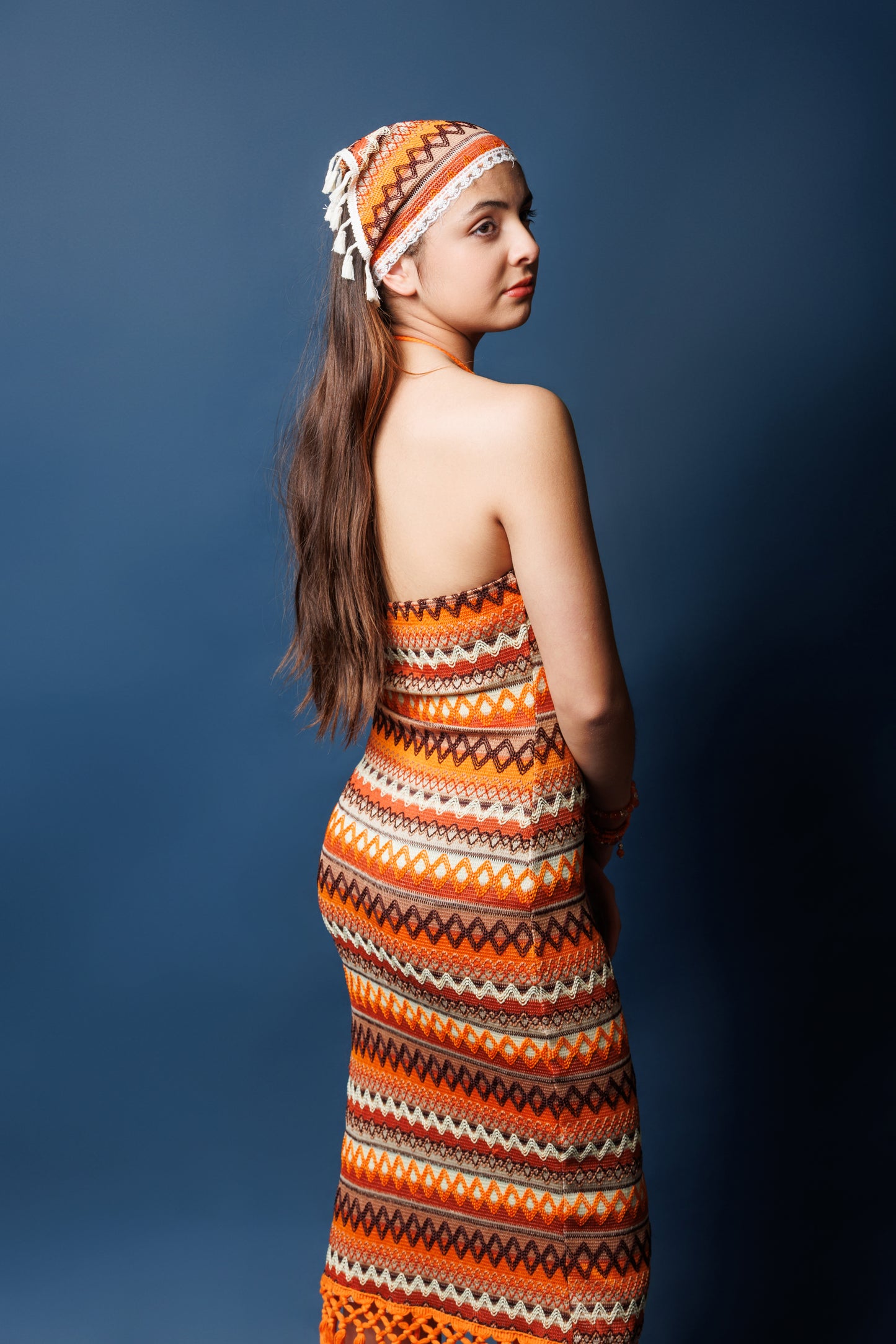 Tribal Elegance Fringe Dress